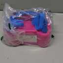 Balloon Pump Electric, Portable Automatic Dual Nozzle Inflator 110V 600W with Tying Tools for Birthday Gender Reveal Baby Shower Balloons Party Decorations (Rose Red)