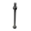 (4 Sets) 3/8"-16 x 5 Stainless Steel Hex Head Screws Bolts, Nuts, Flat & Lock Washers, 18-8 (304) S/S, Fully Threaded by MetalSpacersOnline