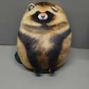 Raccoon Plush, 10" Raccoon Stuffed Animal, Cute Plushies for Girls, Soft Plush Pillow, Kitten Throw Pillow Doll Big Plush Toy Decoration Doll Gift for Kids Boys Birthday Christmas