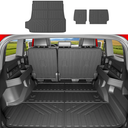 5 Seats Cargo Mat Compatible with 2025 Toyota 4Runner Trunk Liner Cargo Liner Backrest Trunk Mat (Not for Hybrid EV&i-Force MAX) Replacement for 2025 Toyota 4Runner Accessories , 70x16x56