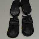 XSY&G Dog Boots,Waterproof Dog Shoes,Dog Booties with Reflective Rugged Anti-Slip Sole and Skid-Proof,Outdoor Dog Shoes for Medium to Large Dogs 4Pcs-Size6 (Size 6:2.9''x2.5'')(L*W) for 52-70 lbs, Black)