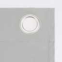 Sun Zero Cyrus Thermal 100% Blackout Grommet Curtain Panel Pair (40"W x 63"L (Pack of 2), Silver Gray)