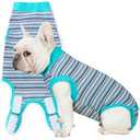 Sebdtico Recovery Suit for Dogs, Dog Surgery Suit Female Spay, Soft Dog Onesie for Surgery Female, Dog Cone Alternative Surgical Recovery Suit Female, Abdominal Wounds Licking Anti Suit for Dogs, Medium