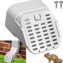 3"x4" Type-A Gutter Downspout Connector, Outlet Filter and Leaf Guard for Bottom of Downspouts