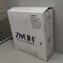 ZMJH ZMA102 Bidet Toilet Seat, Unlimited Warm Water, Vortex Wash, Electronic Heated, Warm Air Dryer, Rear and Front Wash, LED Light, Need Electricity, White, (Elongated)