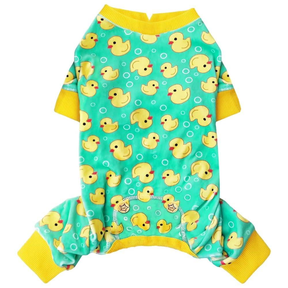 KYEESE Dog Pajamas Comfy Dogs Clothes Pets Costumes Doggie Jammies for Small Dogs Boy Girl Clothes, M
