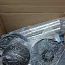 1200D Pontoon Boat Cover with Support Poles 2 Pack, Heavy Duty Pontoon Boat Cover, 17-20 ft Boat Cover for Pontoon with Motor Cover, Adjustable 14 Tie Down Straps, Black