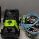 Pressure Washer, Power Washer with 4 Quick Connect Nozzles, High Pressure Cleaning Machine with Foam Cannon (Green)