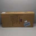 Lavish Home Folding TV Tray Table - Contemporary Side Table with Removable Tray Top for Food Serving, Meals, or Decor in Living Room, Bedroom, or Home Office (Single, White)