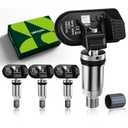 Pre-Programmed TPMS Compatible with Chevy&GMC-Silverado 1500 (2015-2019/433Mhz), Blazer(2019-2021/433Mhz), Sierra 1500(2016-2019/433Mhz), Acadia(2013-2023/433Mhz) Tire Sensor,OE#13598773 (4PCS)