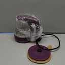 OVENTE Electric Kettle, 1.5L Borosilicate Glass Countertop Water Heater and Boiler for Coffee or Tea, BPA-Free, Auto Shut-Off, Boil-Dry Protection, Removable and Washable Spout Filter, Purple KG83P (1.6 Quarts)