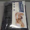 CozyLux Oversized Queen Comforter Set Dark Grey, 7 Pieces Bed in a Bag Comforter Set with Sheets Luxury Bed Set All Seasons, Bedding Set with Down Alternative Comforter, Sheets, Pillowcases & Shams