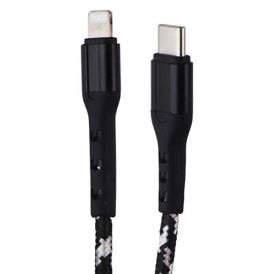 ZGEAR 10FT USB-C to 8-pin Braided Cable - Black / Silver