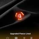 G Gradual Women's Fleece Lined Winter Leggings High Waisted Water Resistant Thermal Hiking Ski Pants for Women with Pockets (Black)