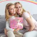 D-FantiX Unicorn Art Supplies Clear Backpack for Toddler, 51Pcs DIY Coloring Craft Kits with Scratch Art Paper and Stickers, Road Trip Activities for Kids, Creative Birthday Gift for Girls