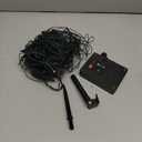 iBaycon 4ft  6ft Solar Net Mesh Lights, Solar Powered Christmas Net Light Outdoor Waterproof, 8 Modes Bush Netting Lights for Xmas Trees, Party, Garden, Outdoor Decorations (Warm White, 1PACK)