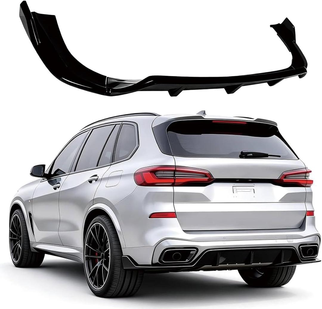 Rear Bumper Diffuser Lip for BMW G05 X5 M Sport 2019-2026 Golss Black