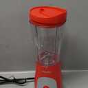 Mueller Personal Blender for Shakes and Smoothies with 15 Oz Travel Cup and Lid, Juices, Baby Food, Heavy-Duty Portable Blender & Food Processor, Red