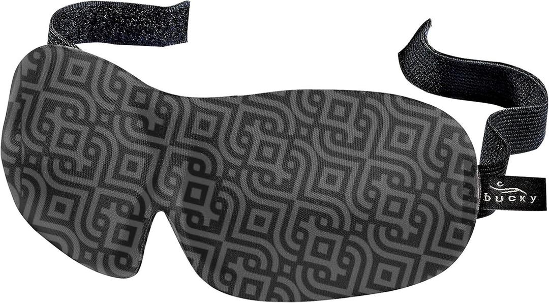 Bucky 40 Blinks No Pressure Printed Eye Mask for Travel & Sleep, Nouveau, One Size (1 Count (Pack of 1))