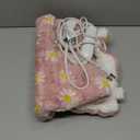 GOQOTOMO Flower Heating Pad for Back Pain Relief- 12" x 24"12 Heat Levels, 8 Timers Stay on, Machine Washable -F1224 (Pink)