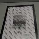 3 x Egofine 11x14 Picture Frame Black - Photo Frame Made of Solid Wood Covered by Plexiglass for Table Top Display Pictures 5x7/8x10 with Mat or 11x14 Without Mat with Wall Mounting Hardware