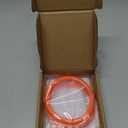 Linskip for 2024-2025 Jeep Wrangler JL 4XE & Gladiator JT Dashboard Air Vent Rings, Air Vent Covers Compatible with Sport, Rubicon, Sahara, Willys, Rubicon, Interior Accessories(Orange)