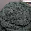 Bedsure Gentlesoft Sherpa Queen Size Blanket for Bed - Fleece Fluffy & Cozy Cable Jacquard Tufted for Women Gift, Thick and Warm Christmas Blanket for Winter, Dark Green, 90x90 Inches