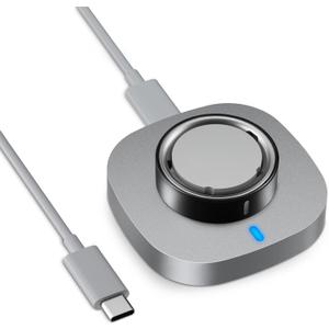 ZOOROO Charger Compatible with Aura-Ring 4 Size 7, Fast Charging Dock with USB-C Cable for Aura-Ring Accessories