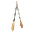 The Pioneer Woman Stainless Steel & Olivewood Tongs And Diamond Ice Cube Tray