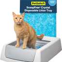 PetSafe ScoopFree Crystal Classic Self-Cleaning Litter Box, Gray
Hands-Free Automatic Cleaning, Advanced Odor Control, Easy Clean-up, Includes 1 Disposable Crystal Litter Tray