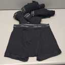 Calvin Klein Men's Cotton Stretch 7-Pack Boxer Brief, 7 Black, L