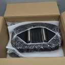 Motorcycle Multifunction Sissy Bar Driver Passenger Adjustable Backrest for Indian Scout Bobber Sixty Rogue Twenty 2018-2023 with Folding Luggage Rack Accessories (black)