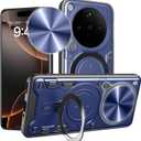 Compatible with Oppo Find X8 5G Case,with Slide Camera Lens Cover Compatible with Oppo Find X8 5G CPH2651 Case Blue