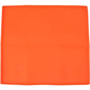 Griddle Mat Heavy Duty Silicone Grill Cover Protect, 22 inch BBQ Griddle Cover for Weber Grill Mat,Protect Griddle from Rodents, Debris and Rust, Gray (22in Orange)