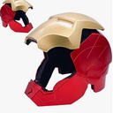 Tevigo Open/Close Wearable Helmet with Eyes Glowing for Kids and Teens Mask Costume and RolePlay Dress Up, Ideal for Birthdays, Christmas, Halloween(Child Size)