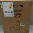 COOSEYA Baby Bath with Shower Stand Support|Anti-Pinch Soporte para Baera de Beb Adjustable Shower Tower and Anti-Slip for Toddler Standing Up Themselves,Ideal Gift for Infants 6-36 Months (Grey)