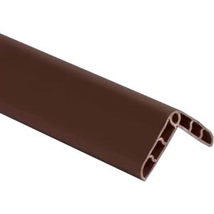 Colorful Rubber Wall Corner Guard Edge Protector,Anti-Collision Strip, Self-Adhesive Wall Guards, Safety Edge & Corner Guards, Length 3.28 ft,Brown