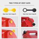 Gas Can Spout Replacement Kit, Gas Can Nozzle Replacement (3 Kit-White) All gaskets are installed and ready to use upon receipt. For 1/2/5/10 gallon gas can. Easy and convenient to use