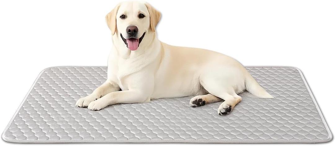 SOMAHE Dog Bed for Crate Soft Tricot Kennel Pad Anti-Slip Dog Crate Pad Durable Washable All Season Pet Beds Grey 42×28×0.2inch