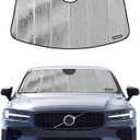 Pigenius Windshield Sunshade for Volvo S60 2019-2026, V60 Cross Country 2020-2026 Front Window Sun Shade - AstraGuard