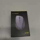 onn Wireless 5-button Mouse, 1600 DPI, 2.4 GHz USB-A Dongle, Gray