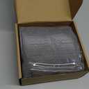 FUTEI Dark Grey Decorative Throw Pillow Covers 18x18 Inch Set of 2,Soft Cozy Wheat Ear Striped Patterns Cushion Cases,Modern Home Decor for Couch Bed Living Room