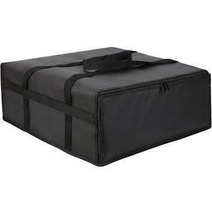 musbus Pizza Bag for Delivery Bag Pizza Carrier Insulated Bags Large for Deliveries, 20x20 inch inches 20 in Food Bag for Personal and Professional Us (Black)