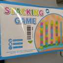 2 Pack Giant Color Matching Challenge Game, Speed Rings Stack Board Games, XL-2Pack Matching Stack Game