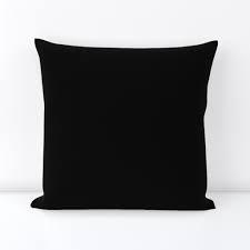 2 Pack Pillow Case, 17x17", Black