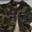 Camouflage Jacket for Women Lightweight Casual Long Sleeve Lapel Camo Blazer Jackets with Pockets L