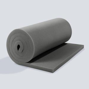 HOMBYS Upholstery Foam Memory, 1/2" Height 72" L x 24" W High Density Foam Padding Couch Cushion Support,Cut to Size Foam Furniture Replacement Pad for Sofa, Mattress Sag Support, (0.5" H, Gray)