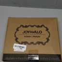 Joyhalo 4 Pack Halloween Garland, 5.7FT Black Maple Leaf Garland Halloween Decor, Spooky Black Leaves Vines Outdoor for Mantle, Home, Office, Stair Railing, Door Frame, Fireplace and Fall Decorations