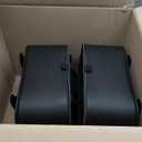 Nomad Leather Motorcycle Saddlebags Large Quick-Easy Universal Fit Throw Over Saddle Bags Cruiser Biker Side Bags (Black)