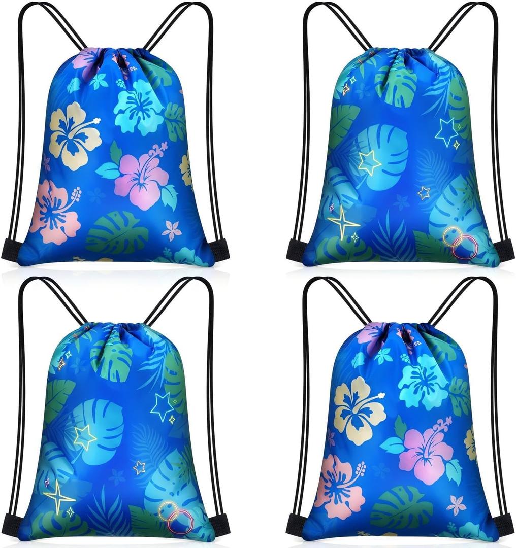 Yiyiring 16 Pcs Cartoon Animation Drawstring Bags Bulk Red Party Favors Candy Bag Birthday Party Decor for Kids Supplies